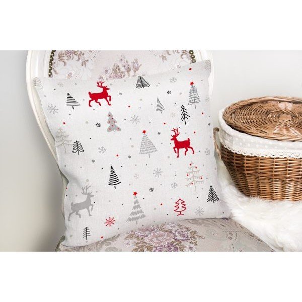 Калъфка за възглавница с коледен мотив 43x43 cm Merry Christmas – Mila Home-image-1