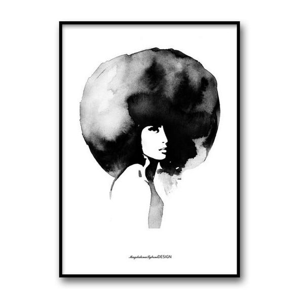 Autorský plakát Woman, 30x40 cm