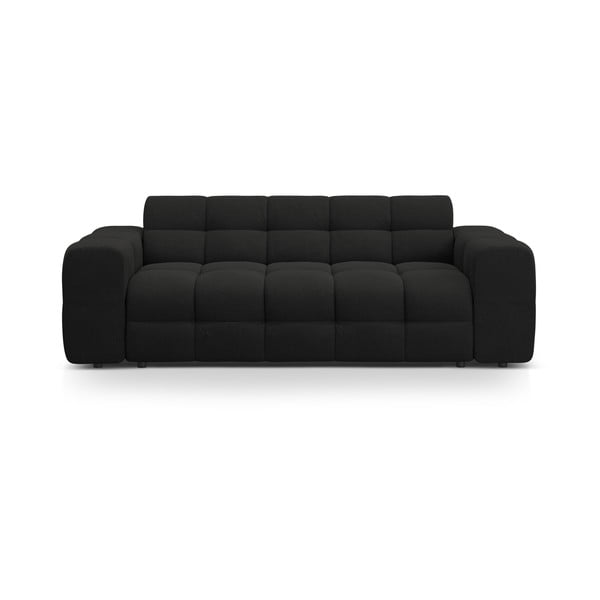 Черен диван 222 cm Kendal – Micadoni 