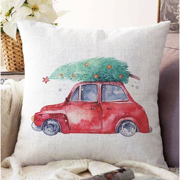 Калъфка за възглавница с коледен мотив 43x43 cm Merry Christmas – Mila Home-image-1