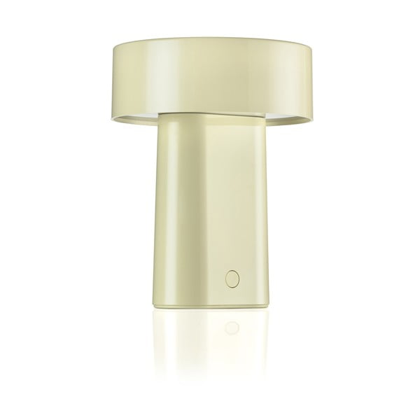 Светлозелена пластмасова LED настолна лампа (височина 18 cm) Oblong – Zone