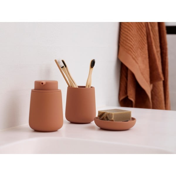 Оранжев керамичен дозатор за сапун 250 ml Nova One - Zone-image-1