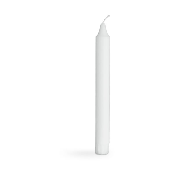 Комплект от 10 бели дълги свещи Candlelights, височина 20 cm - Kähler Design