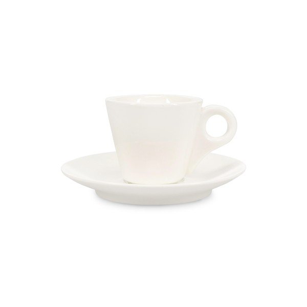 Бяла порцеланова чаша за еспресо 80 ml Barista – BonBistro-image-2
