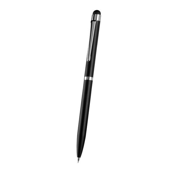 Černá mikrotužka 2v1 s kapacitním stylusem CellularLine Dual Pencil
