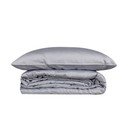 Сиво двойно удължено спално бельо от памучен сатен 240x220 cm Elegant – Mijolnir