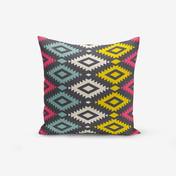 Калъфка за възглавница от памучна смес Colorful Geometric, 45 x 45 cm - Minimalist Cushion Covers
