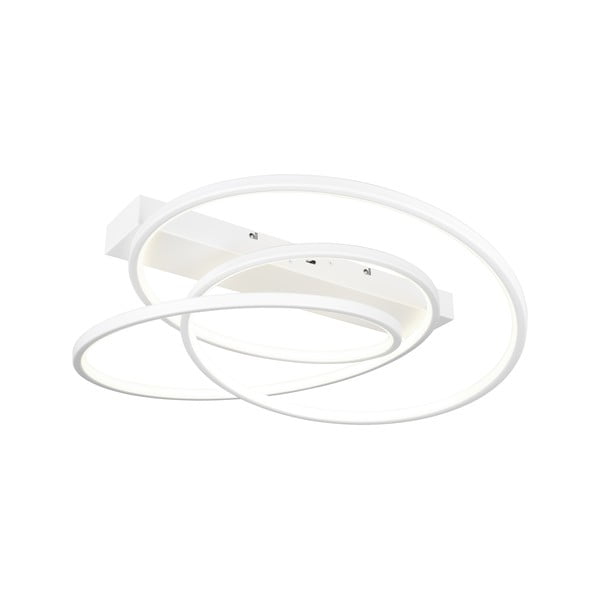 Бяло LED затъмняващо се осветително тяло за таван 49x64 cm Darvin – Trio-image-2