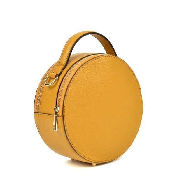 Жълт кожен портфейл Pargo - Isabella Rhea-image-2