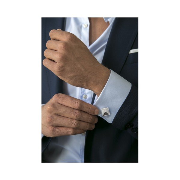 Manžetové knoflíčky z nerezové oceli Monomen Ottelo-image-1