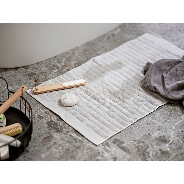 Бяла постелка за баня 50x80 cm Inu - Zone-image-1