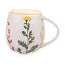 Бяла порцеланова чаша 500 ml Flower Garden – Dakls