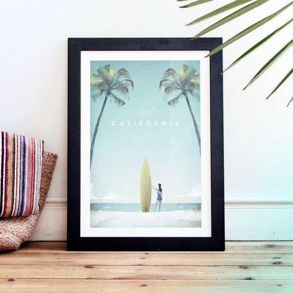 Плакат , 30 x 40 cm California - Travelposter-image-1