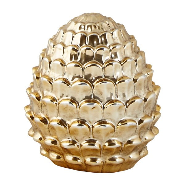 Декоративен керамичен конус в златист цвят - KJ Collection