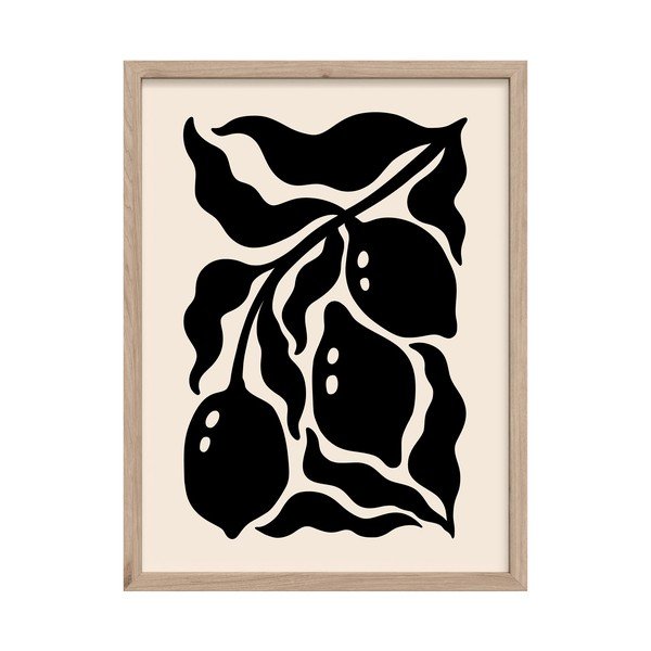 Печатна картина с включена рамка 30x40 cm Fruit – Styler