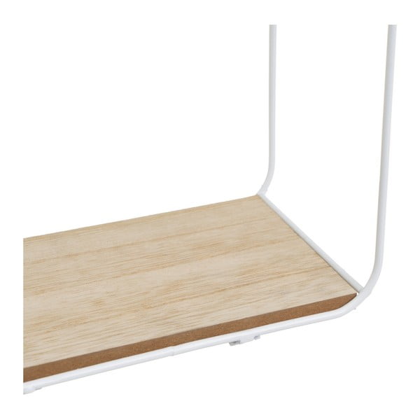 Рафтове в бял и естествен цвят в комплект от 2 броя броя 21 см - Casa Selección-image-1