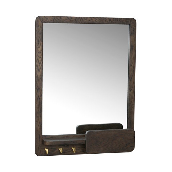 Огледало с дървена рамка 45x10 cm Inverness - Rowico-image-2