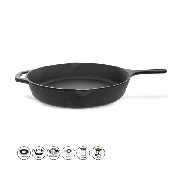 Чугунен тиган ø 30 cm Litina - Orion-image-2