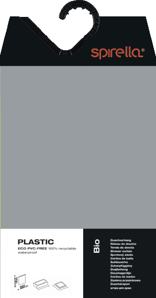 Завеса за душ 180x200 cm Bio – Spirella-image-2