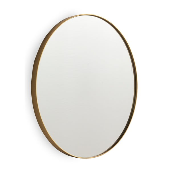 Nástěnné zrcadlo ve zlaté barvě Geese Pure, 40 x 50 cm