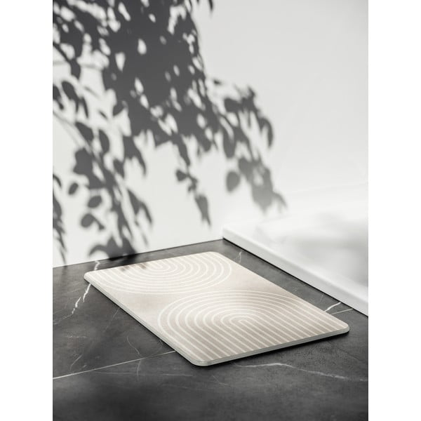 Бежов килим за баня от диатомична глина 39x60 cm Nazca – Wenko-image-1