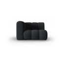Черен модул за диван (ляв ъгъл) Lupine - Micadoni Home