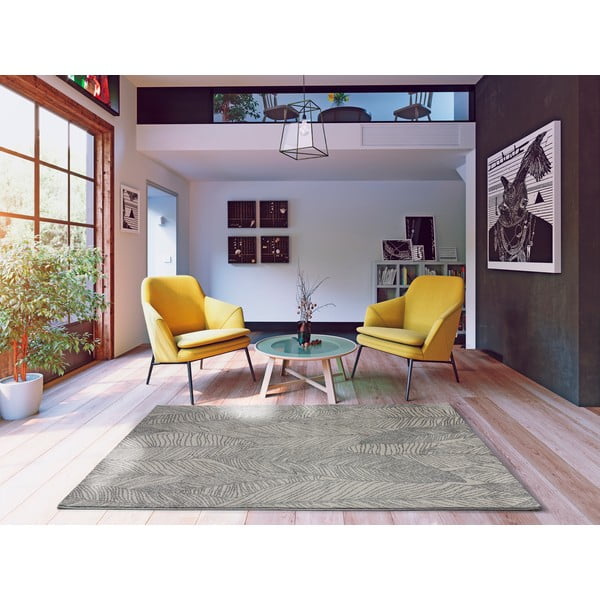 Сив килим 230x160 cm Hojas Gris Sunset - Universal-image-1