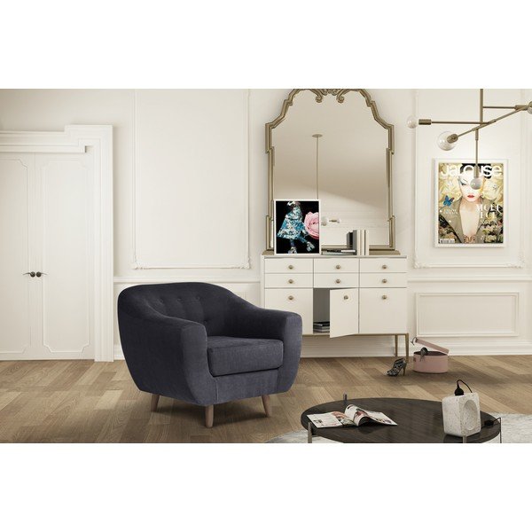 Černé křeslo Jalouse Maison Vicky-image-1