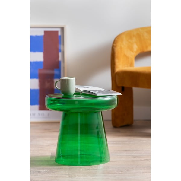 Стъклена кръгла странична масичка ø 41 cm Simpleza  – Leitmotiv-image-1