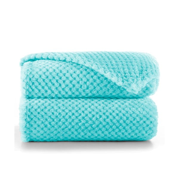 Тюркоазена покривка за легло от микрофибър , 200 x 150 cm Henry - DecoKing-image-2