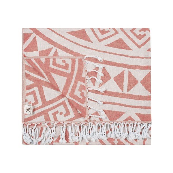 Оранжева хавлиена кърпа Kate Louise Mirabelle, 165 x 100 cm-image-3