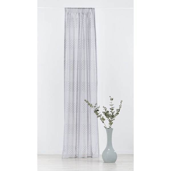 Сива завеса 140x260 cm Aurea - Mendola Fabrics