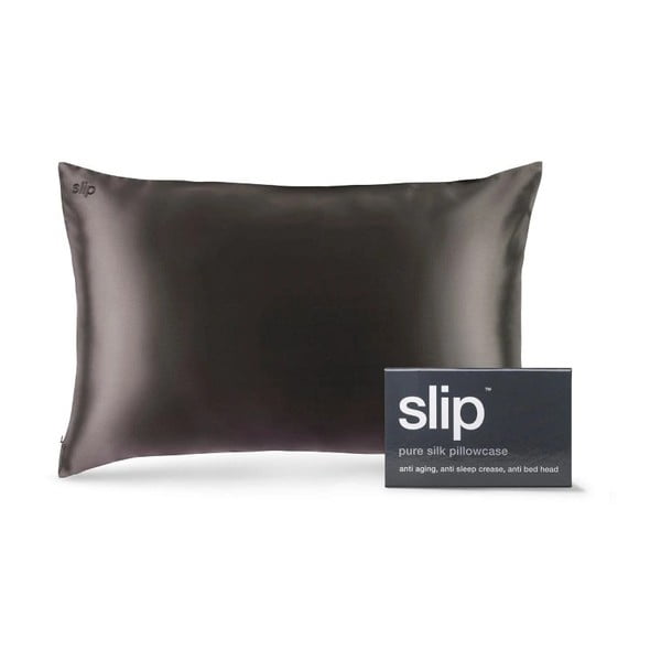 Копринена  калъфка за възглавница 51x76 cm Charcoal – slip-image-4