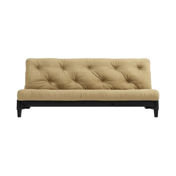 Променлив диван Черно/пшенично бежово Fresh - Karup Design