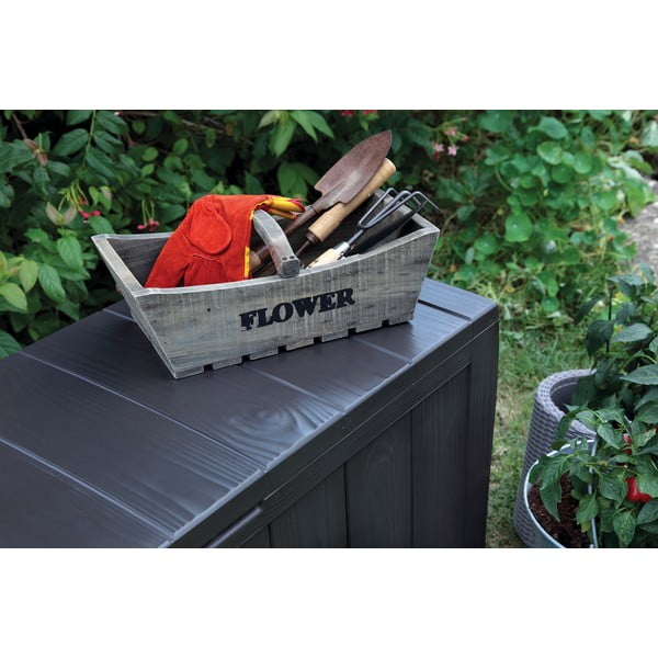 Тъмносива градинска кутия за съхранение Sherwood – Keter-image-4