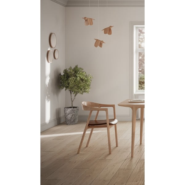 Статуя от дъбово дърво (височина 11,5 cm) Tica – Gazzda-image-1