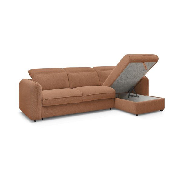 Оранжев ъглов диван Achille – Bobochic Paris-image-4