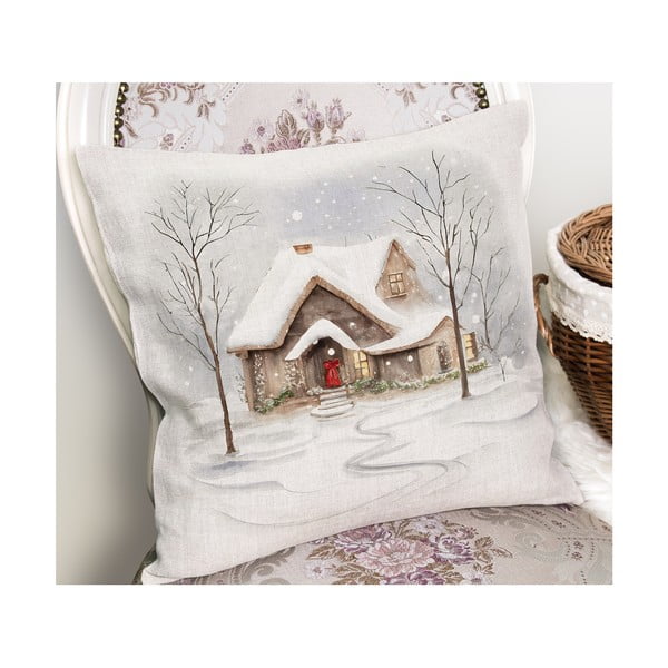 Калъфка за възглавница с коледен мотив 43x43 cm – Mila Home-image-2