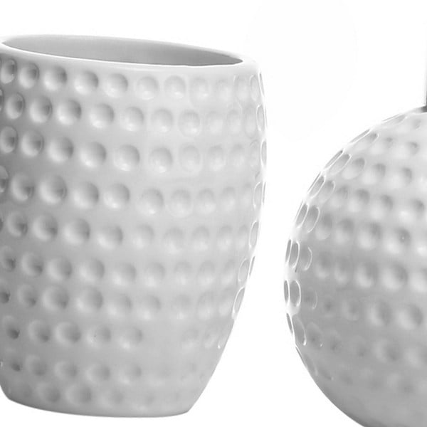 Бял комплект аксесоари за баня - Casa Selección-image-2