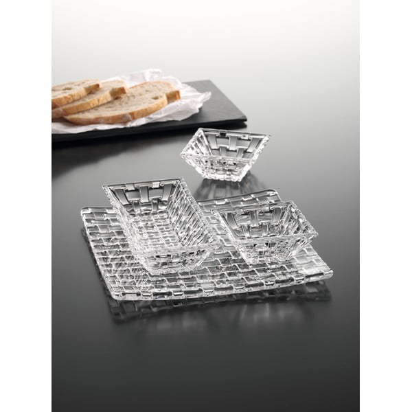 Комплект от 3 купи за сервиране и поднос, изработени от кристално стъкло Bossa Nova - Nachtmann-image-2