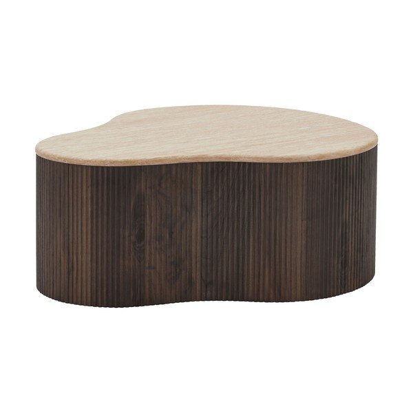 Тъмнокафява масичка за кафе 75x84 cm Cadiz – House Nordic
