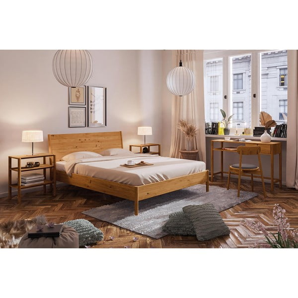 Дъбово двойно легло 160x200 cm Pola - The Beds-image-4