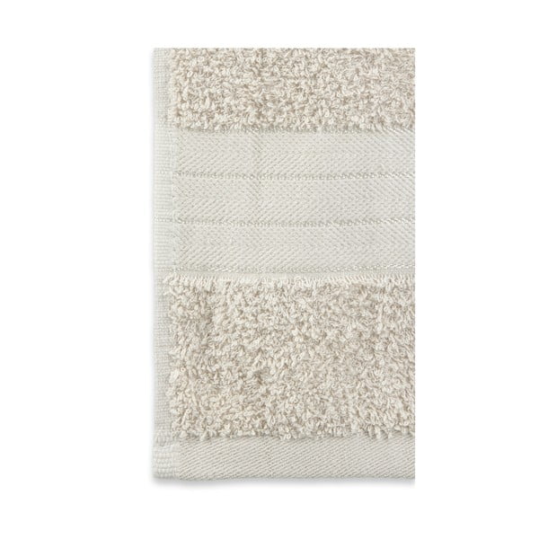 Бежови памучни хавлиени кърпи в комплект от 2 бр. от тери 70x140 cm – Good Morning-image-3