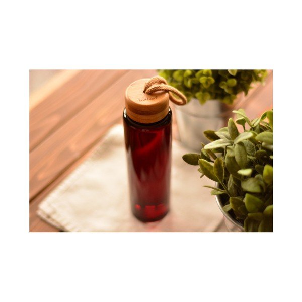 Стъклена бутилка с бамбукова капачка, 500 ml Diem - Bambum-image-1