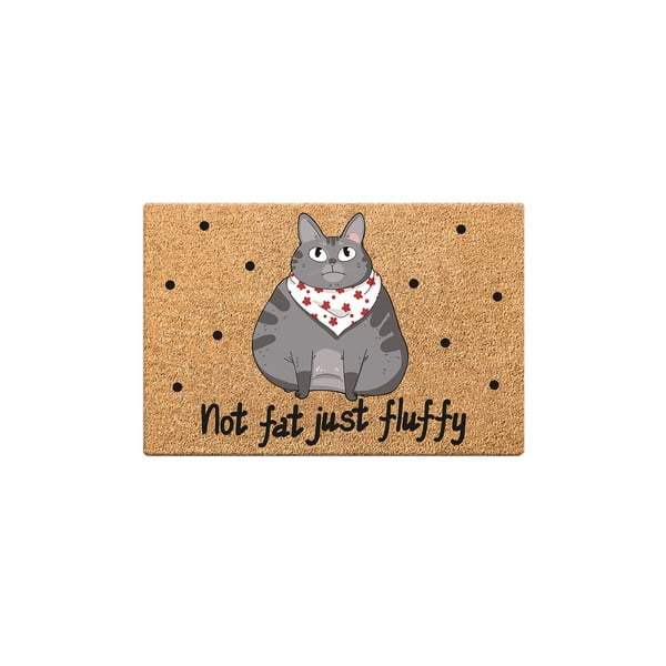 Подложка за котешка купичка , 60 x 40 cm Not Fat Just Fluffy - Petpetite