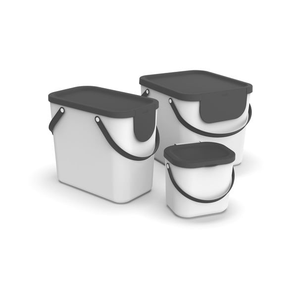 Кошче за отпадъци от рециклирана пластмаса 40 л Albula - Rotho-image-4