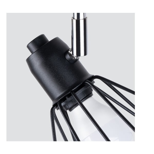 Черна лампа за таван ø 10 cm Varpu - Sollux-image-2