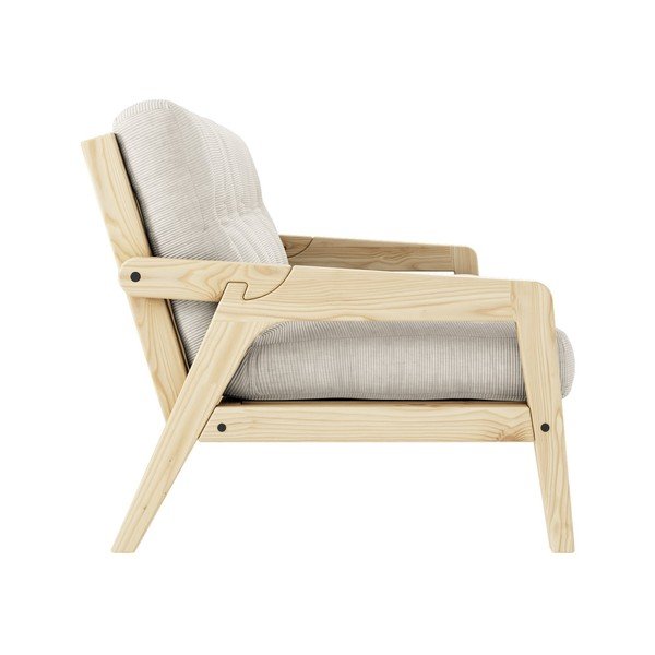 Променлив диван от велур Natural Grab Raw - Karup Design-image-4