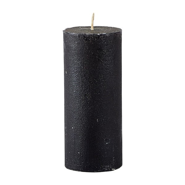 Черна свещ Konic, ⌀ 6 x 14 cm - KJ Collection