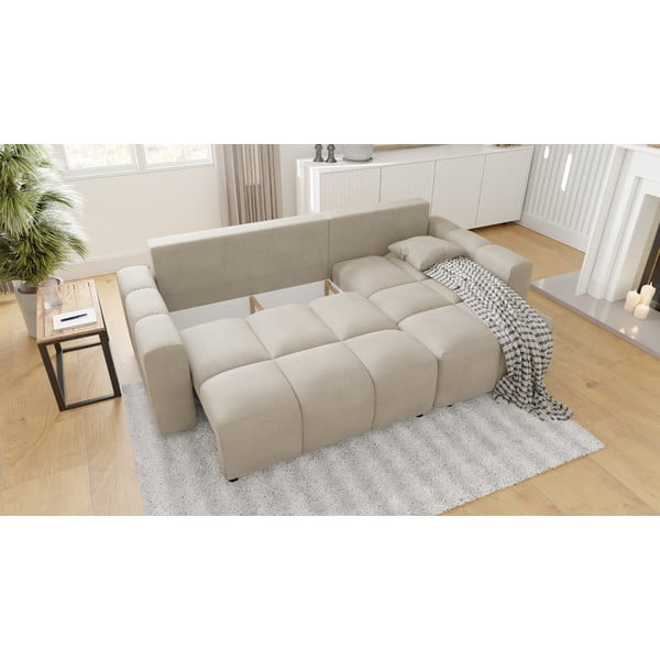 Бежов ъглов диван (променлив) Luki – Ropez-image-4